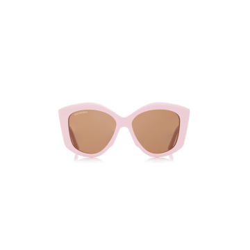 Oversized Round-Frame Acetate Sunglasses