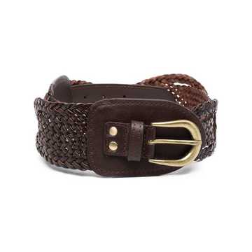 woven-leather belt