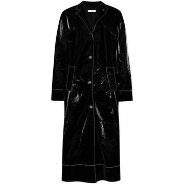 Dylan glossed long coat