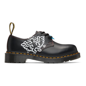 黑色 Keith Haring 联名 1461 德比鞋