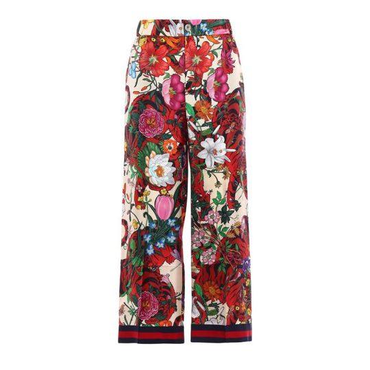 Gucci Flora Tiger Pants展示图