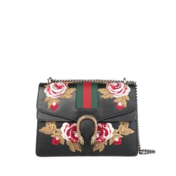 Gucci Dionysus Embroidered Leather Bag