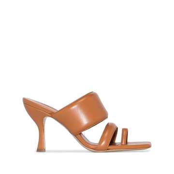 X Pernille Teisbaek Brown Perni 03 80 Leather Sandals