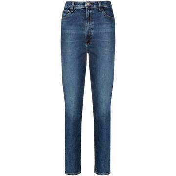 slim straight-leg jeans