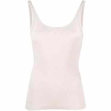 sleeveless ribbed tank top