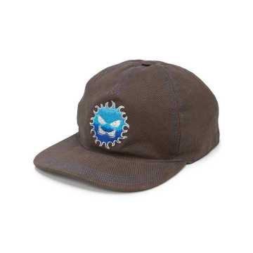 embroidered motif cap