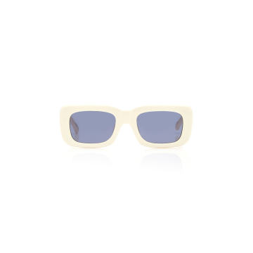Marfa Square-Frame Acetate Sunglasses