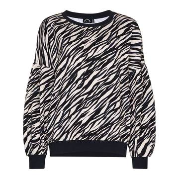 Bella zebra-print sweatshirt