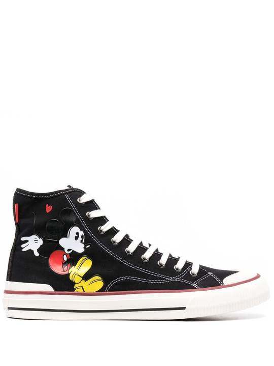 Mickey print hi-top sneakers展示图