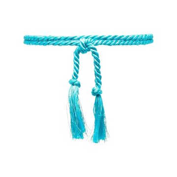 tassel-embellished rope belt