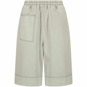 multi-pocket elasticated shorts