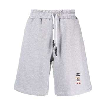 logo-embroidered track shorts