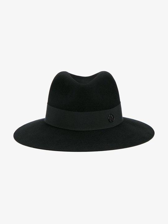 Black Felt Henrietta Fedora Hat展示图