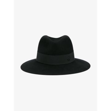 Black Felt Henrietta Fedora Hat