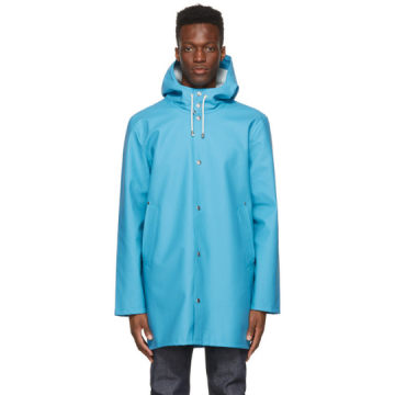 蓝色 Stockholm 雨衣