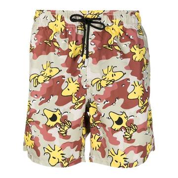 Woodstock print swimming shorts