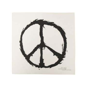 Patti Smith Peace-print scarf