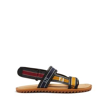 Logo-strap sandals