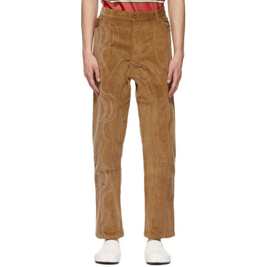 SSENSE 独家发售棕色 Joy 长裤展示图