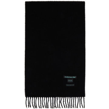 SSENSE 独家发售黑色 Biella 羊毛围巾