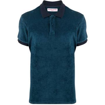 short-sleeved cotton polo shirt