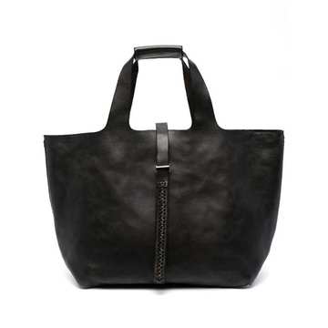 Antigua leather tote bag