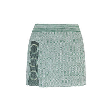 Flint Knit Mini Skirt