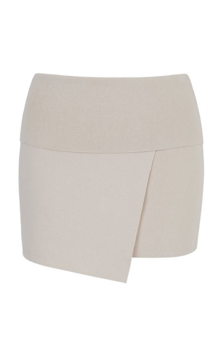 Takara Crepe Wrap Mini Skirt展示图