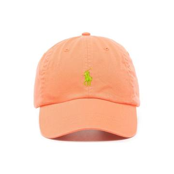 peach embroidered cotton sport cap