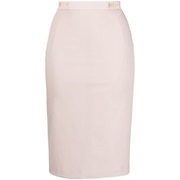 logo-plaque detail pencil skirt