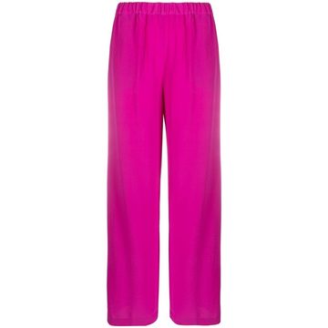 elasticated-waist trousers