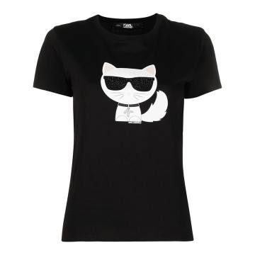猫咪印花T恤