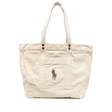 Polo Pony cotton tote bag