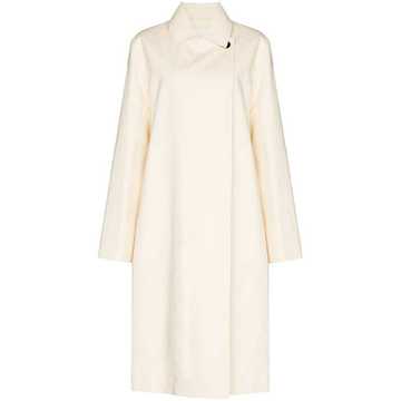 wide-wrap cotton coat