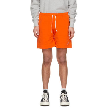 橙色 Winged Foot Rugby 短裤