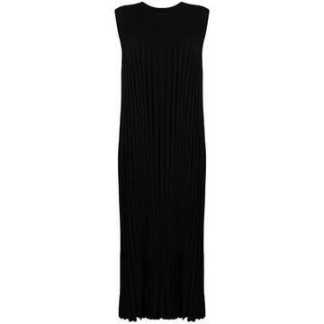 ribbed-knit midi dress