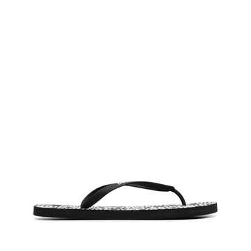 logo print flip-flops