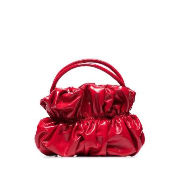 red Kawasak bumpy top handle bag