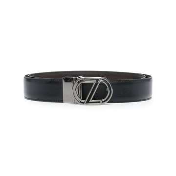 logo-buckle belt