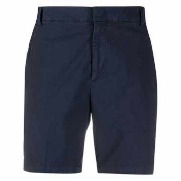 concealed-front chino shorts