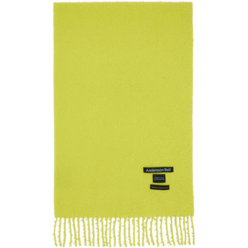 SSENSE 独家发售黄色 Biella 羊毛围巾
