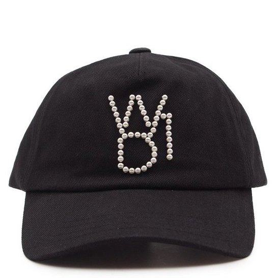 黑色 Pearl Logo 棒球帽展示图