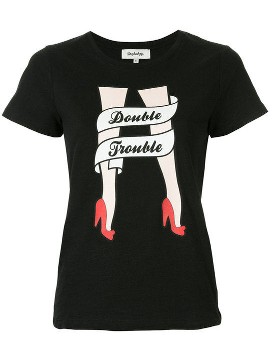 Double Trouble印花T恤展示图