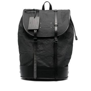 leather-trim backpack