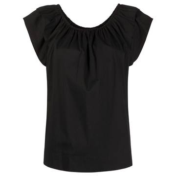 ruffle-detail T-shirt