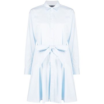 tied-waist shirt dress