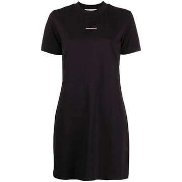 logo-print T-shirt dress