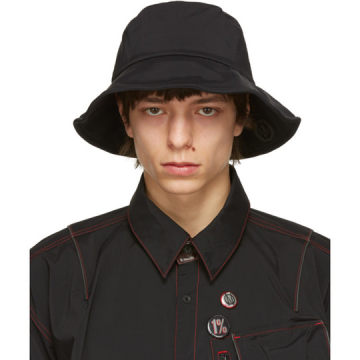 黑色 Pocket 渔夫帽