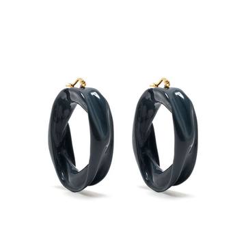 chunky hoop earrings