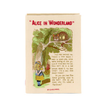 Alice And The Cat Book Clutch